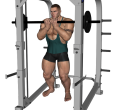 Biceps Curl - Smith Machine Close Grip